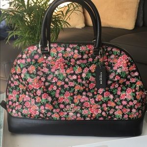Coach Sierra Satchel Cluster floral (not mini)